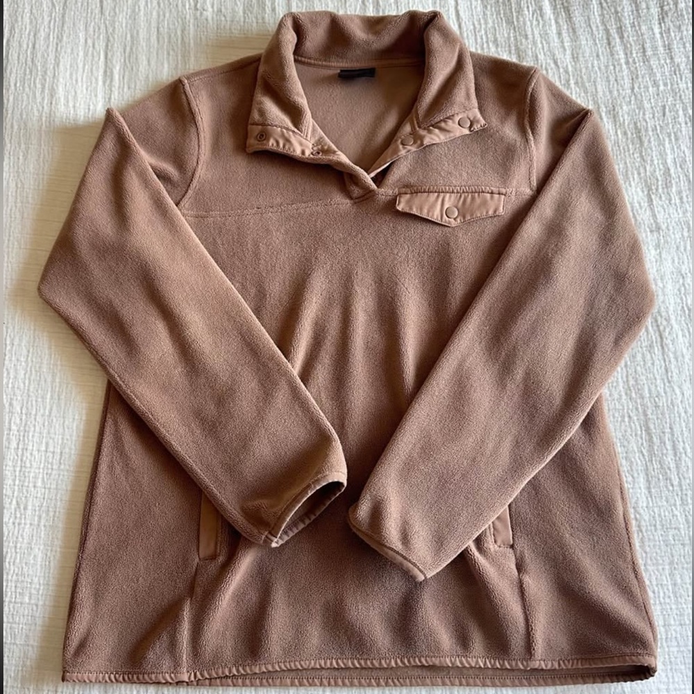 Brown Fleece Pullover